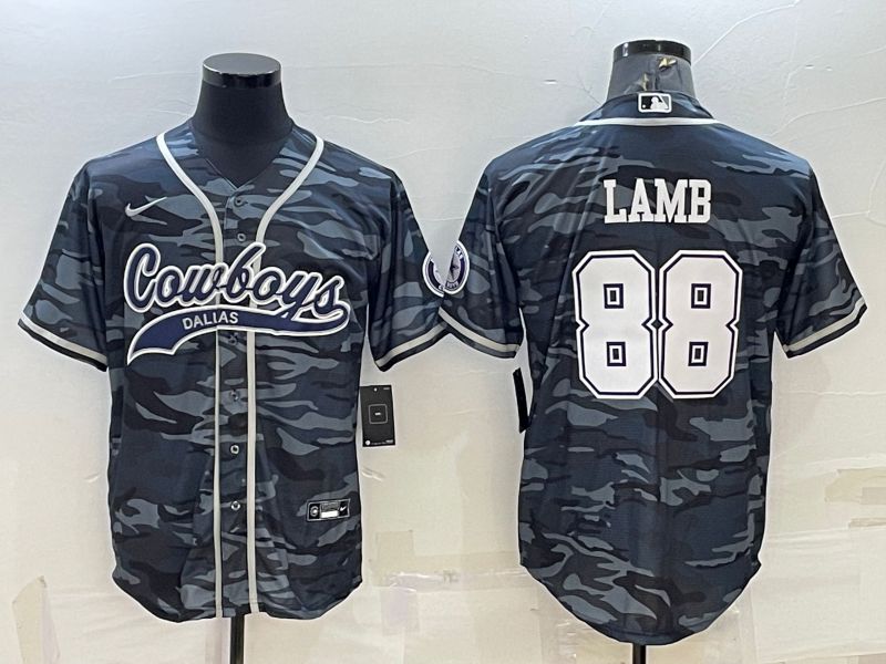 Men Dallas Cowboys #88 Lamb Camo 2022 Nike Co branded NFL Jerseys->women nfl jersey->Women Jersey